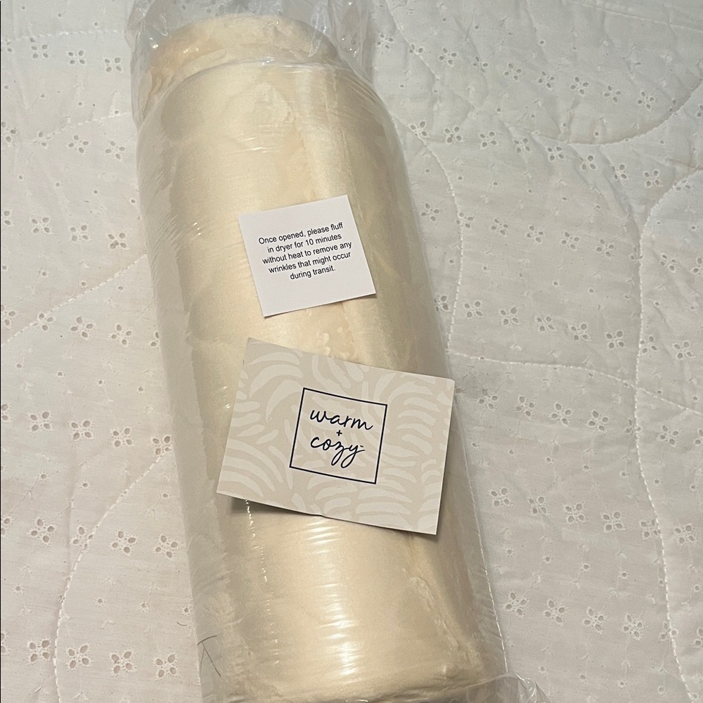 Warm Cozy Cream king Blanket